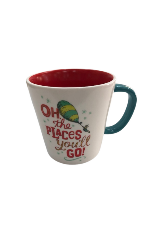 Rosy Brown Dr Seuss Mug-Oh The Places