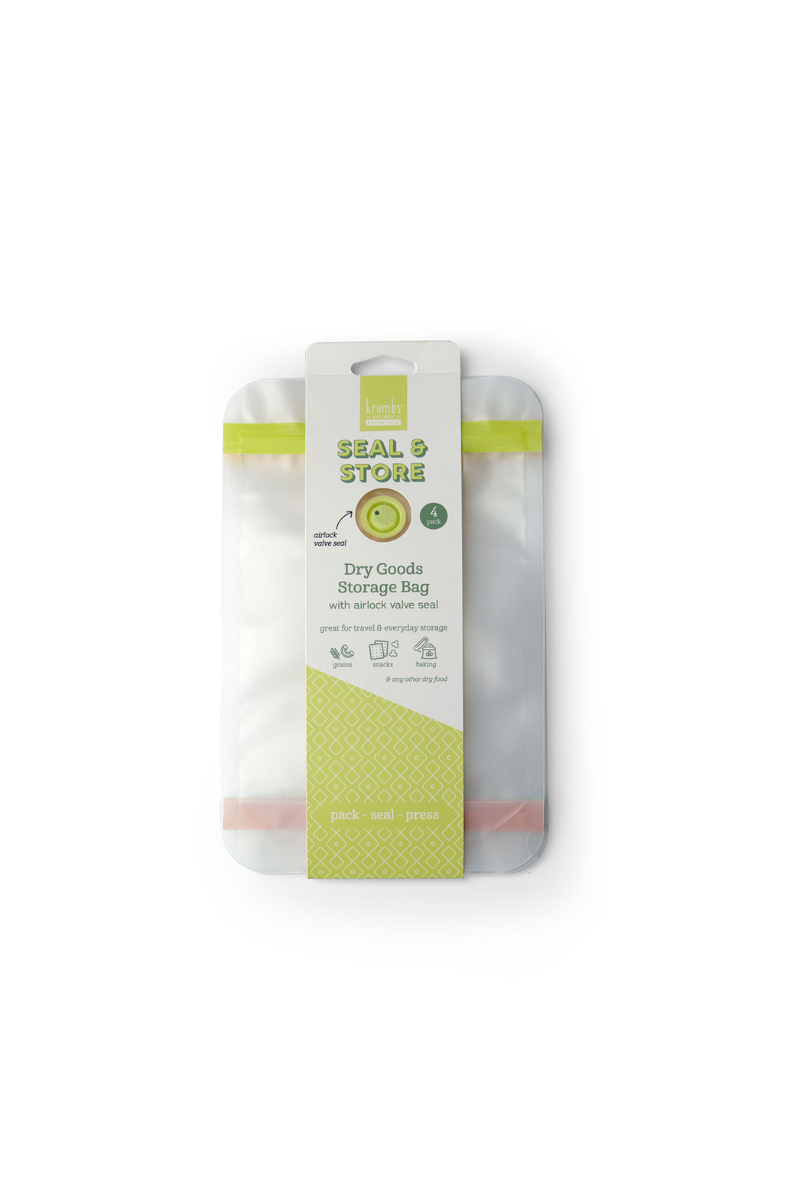 Light Gray Krumbs Kitchen Essentials 4pk Dry Food Storage