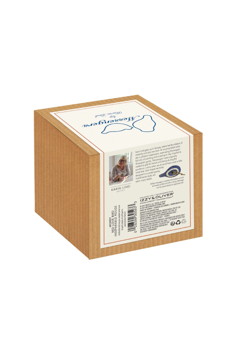 Antique White Inner Strength Messenger Bird by Izzy and Oliver