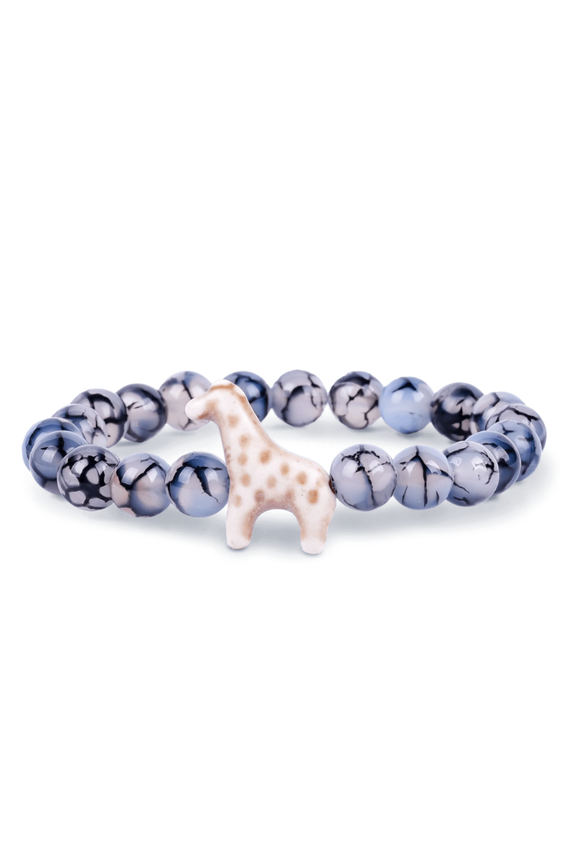 Light Gray The Trek Bracelet (Giraffe)