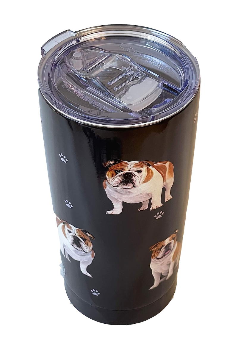 Dark Slate Gray Bulldog SERENGETI 16 Oz. Stainless Tumbler