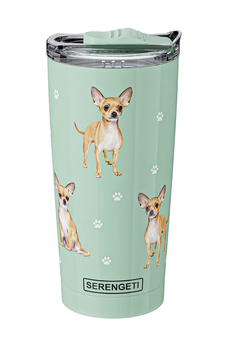 Gray Chihuahua SERENGETI 16 OZ Ultimate Tumbler