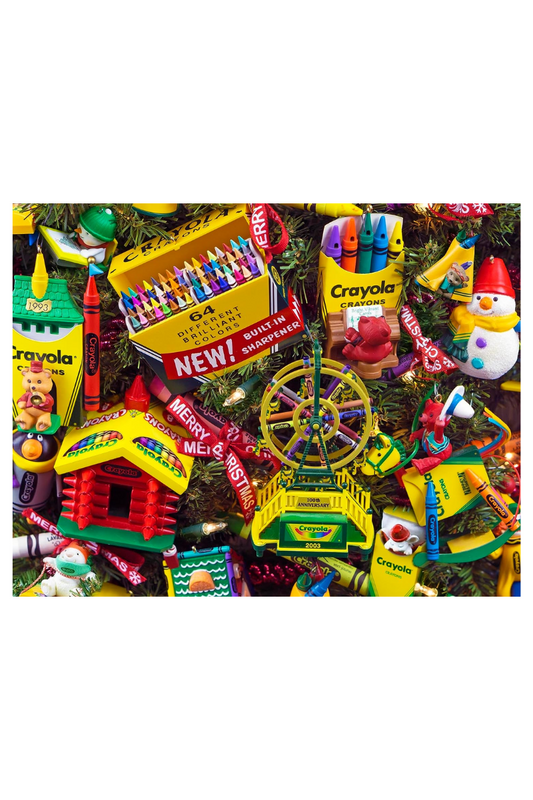 Sandy Brown Springbok - Crayola Crafty Christmas - 1000 Piece Jigsaw Puzzle