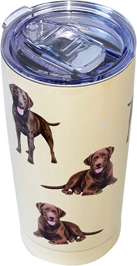 Pets Chocolate Lab Stainless Steel Tumbler, 20 oz.