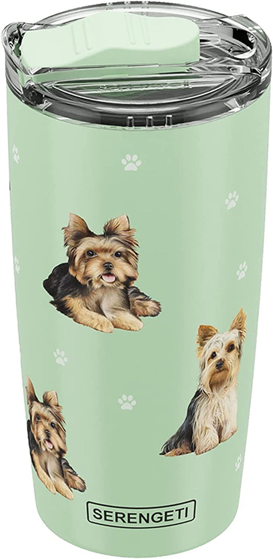 Gray Pets Yorkie Tumbler Stainless Steel Tumbler, 20 oz.