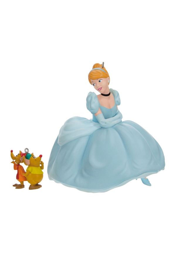 2023 Ornament - Disney Cinderella Jaq and Gus Love Cinderelly, Set of 2