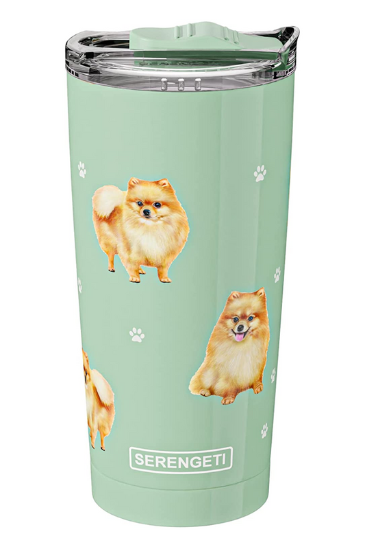 Gray Pets Pomeranian Stainless Steel Tumbler, 20 oz.