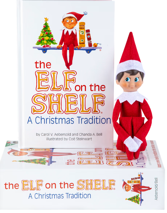 Lavender The Elf on Shelf Girl, Girl Light, Book/Elf Set