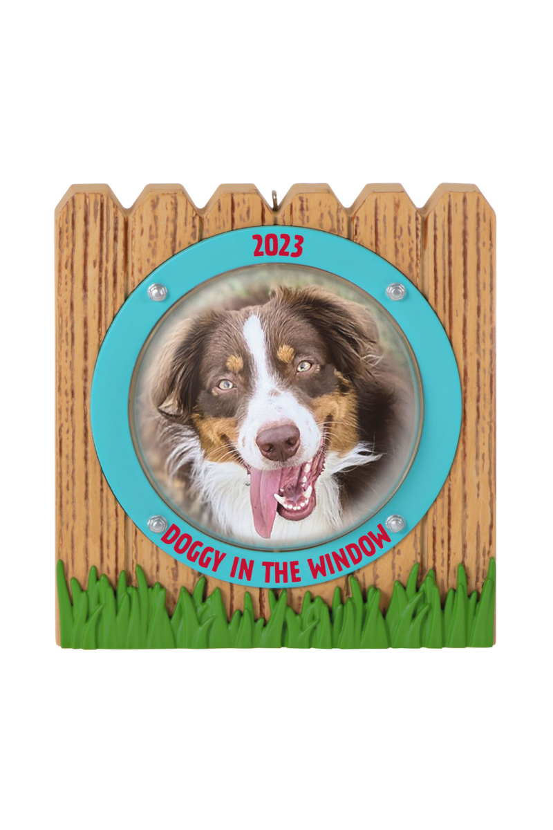 2023 Ornament - Doggy in the Window Photo Frame Ornament