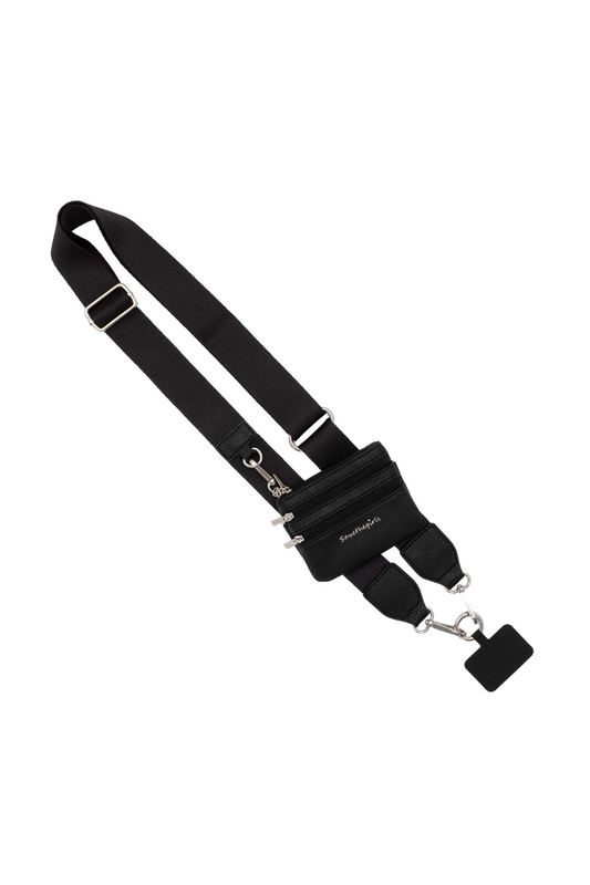 Black Save the Girls Clip and Go Solid Colors