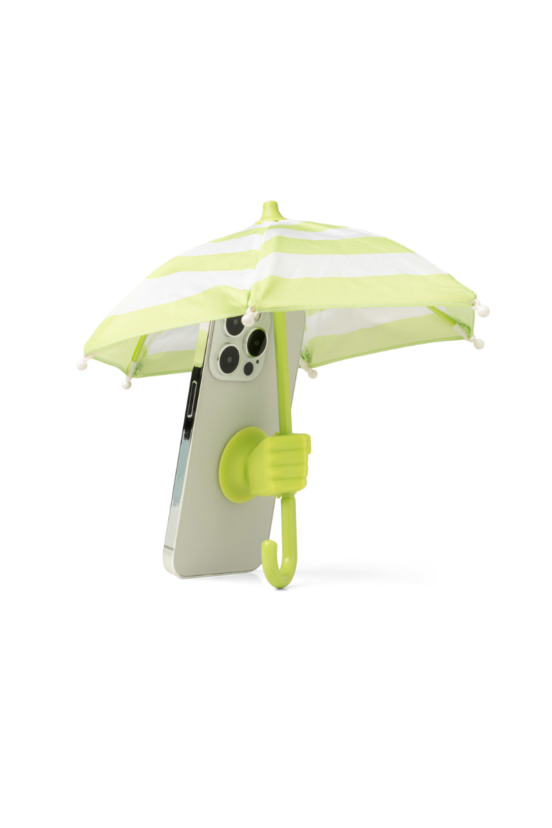 Light Gray Cabana Boy Phone Umbrella & Stand