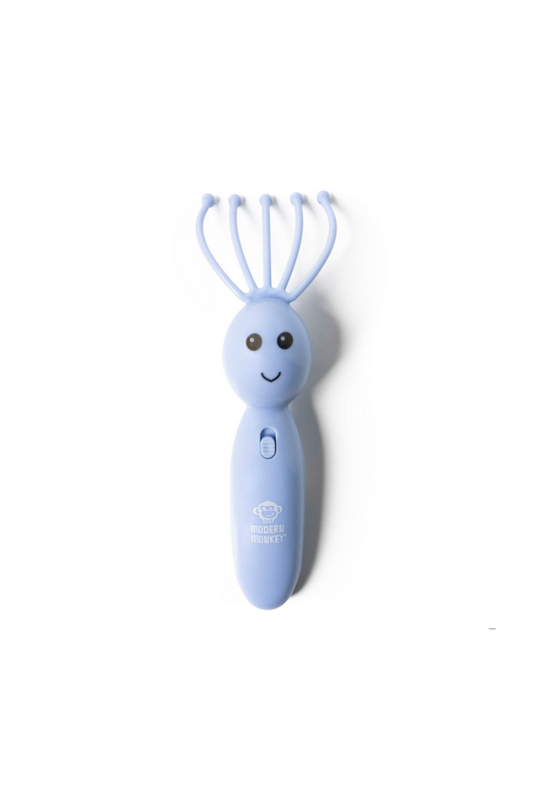 Light Gray Modern Monkey Shrimp Scalpi Head Massager