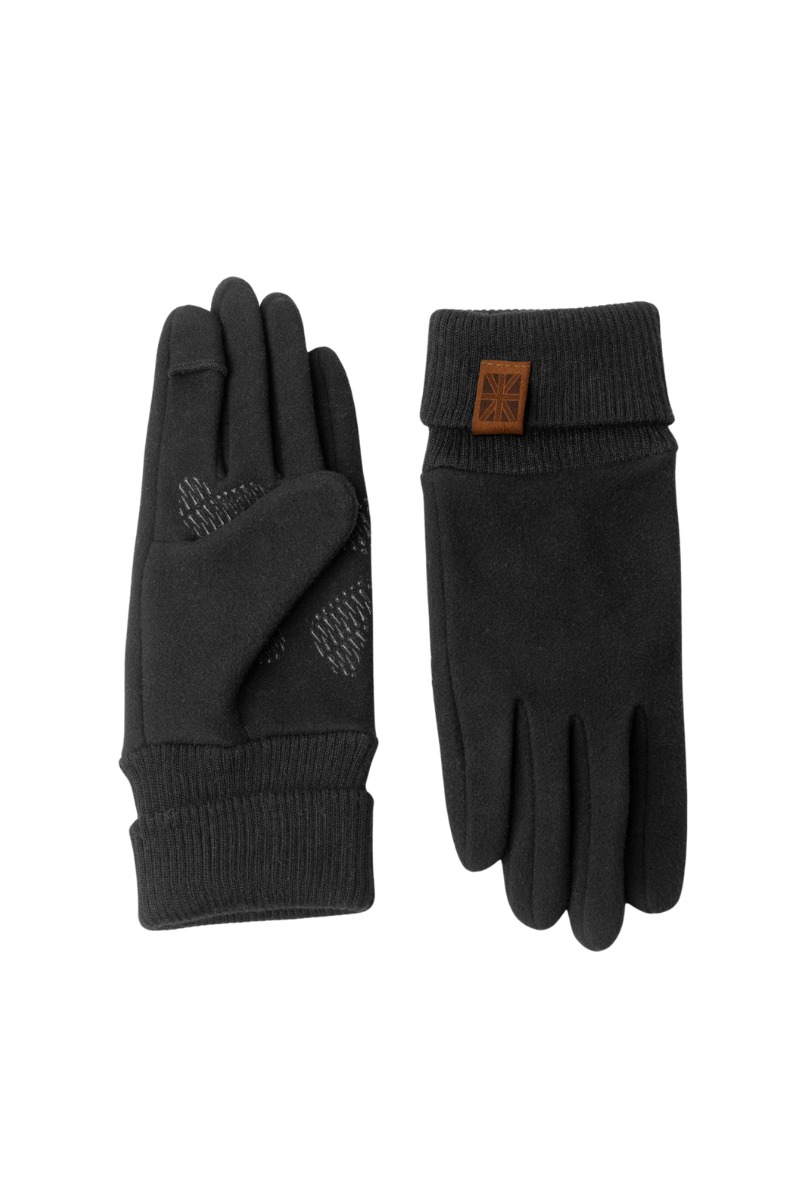 Dark Slate Gray Britt's Knits Pro Tip Texting Warm Gloves Double Ribbed Cuffs