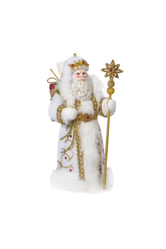 Light Gray 2025 Ornament - Father Christmas Ornament