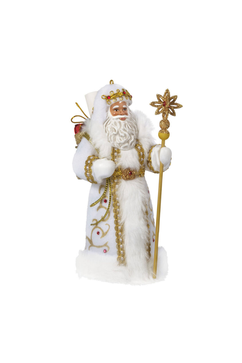 Light Gray 2025 Ornament - Father Christmas Ornament