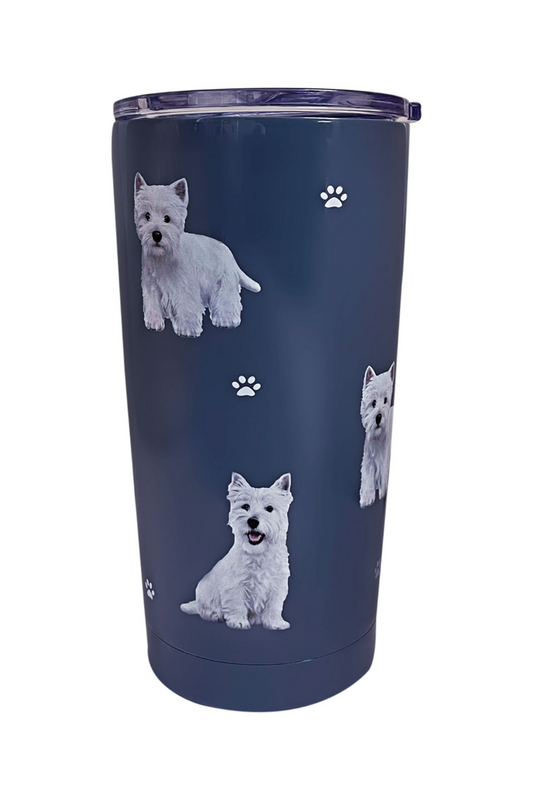 Dark Slate Gray Pets West Highland White Terrier Stainless Steel Tumbler, 20 oz.