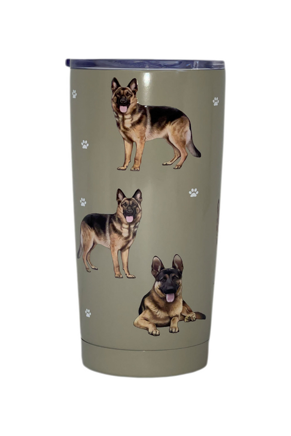 Pets German Shepherd Stainless Steel Tumbler, 20 oz.