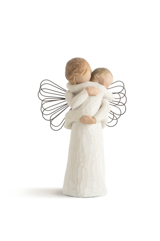 Light Gray Angel's Embrace
