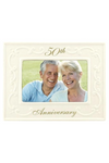 Malden Glazed Ceramic 50th Anniversary Picture Frame 4X6