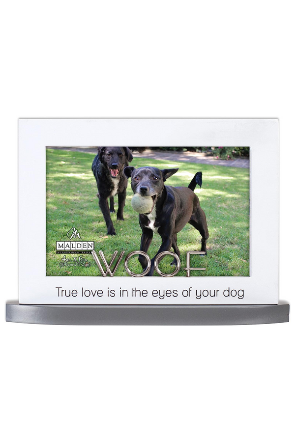 Malden International Designs 4 x 6 inch Woof Picture Frame