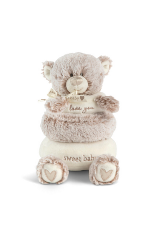 Stackable Plush Teddy - Neutral