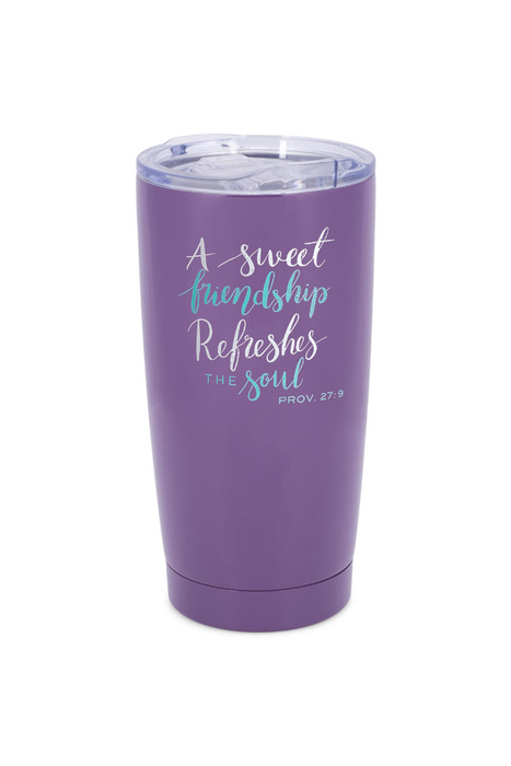 A Sweet Friendship Refreshes the Soul Stainless Steel Travel Mug