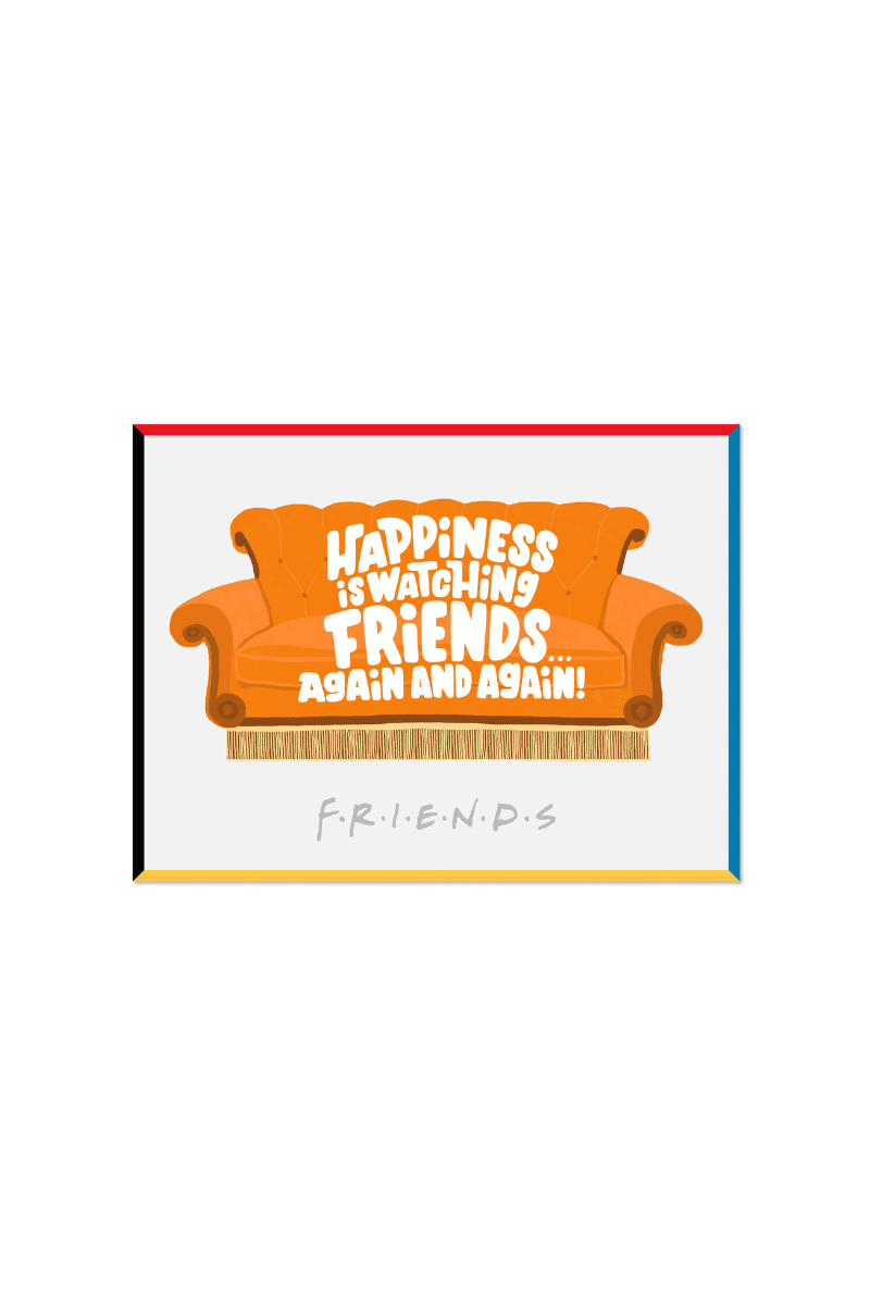 Happiness Is Watching Friends Oversized Blanket, 60x80