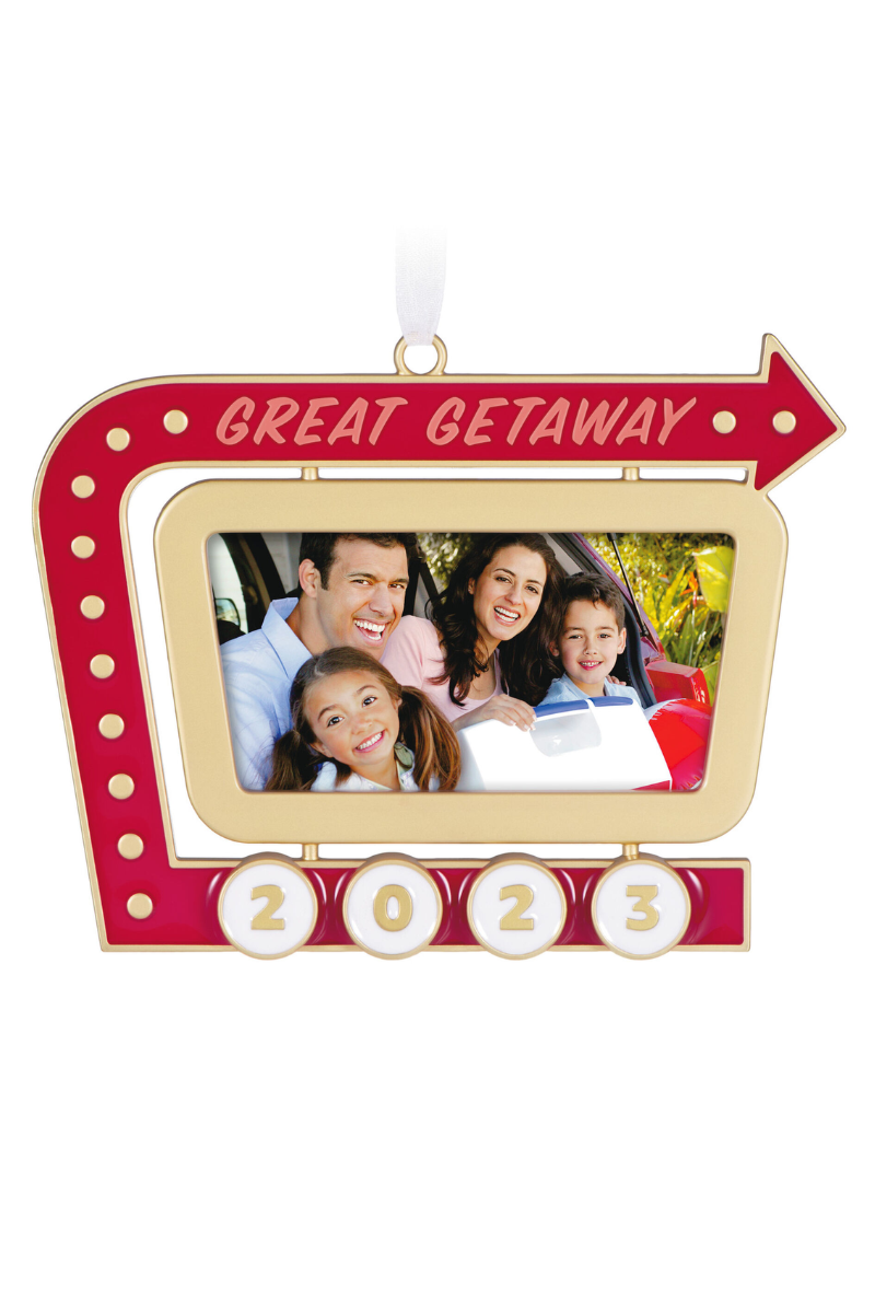 Tan 2023 Ornament - Great Getaway 2023 Metal Photo Frame