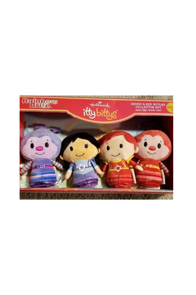 Sienna Hallmark Rainbow Brite Indigo & Red Butler itty bitty set of 4