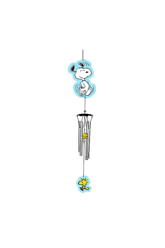 Powder Blue Spoontiques Snoopy Wind Chime - Garden Décor - Decorative Chimes for Yard and Garden Decoration