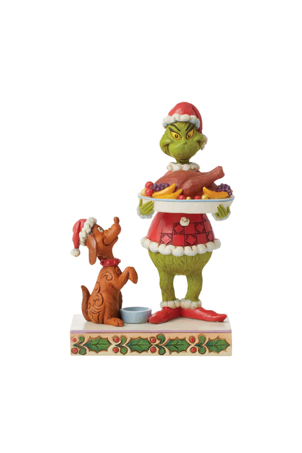 Jim Shore - Grinch with Christmas Dinner