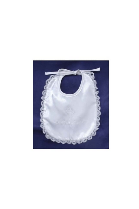 Bibs - Baptismal Bib with Cross