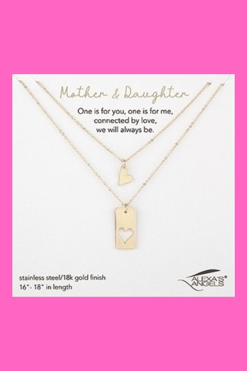 Mother/Daughter Necklace Set