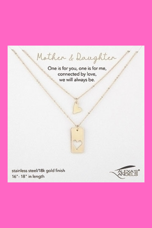 Mother/Daughter Necklace Set