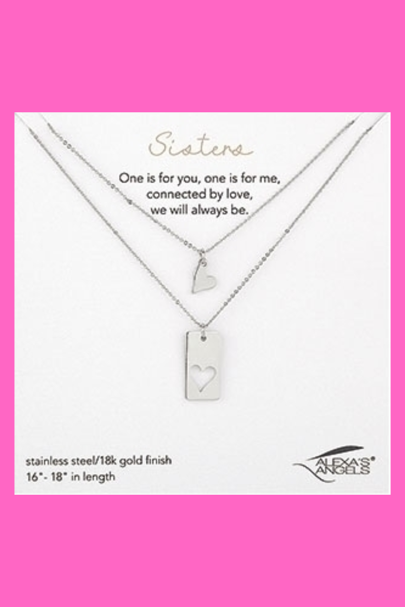 White Smoke Sisters Necklace Set