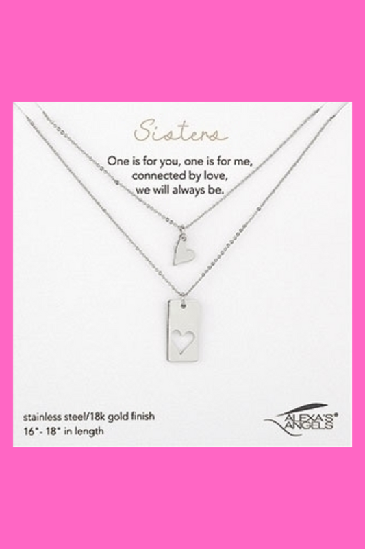 White Smoke Sisters Necklace Set