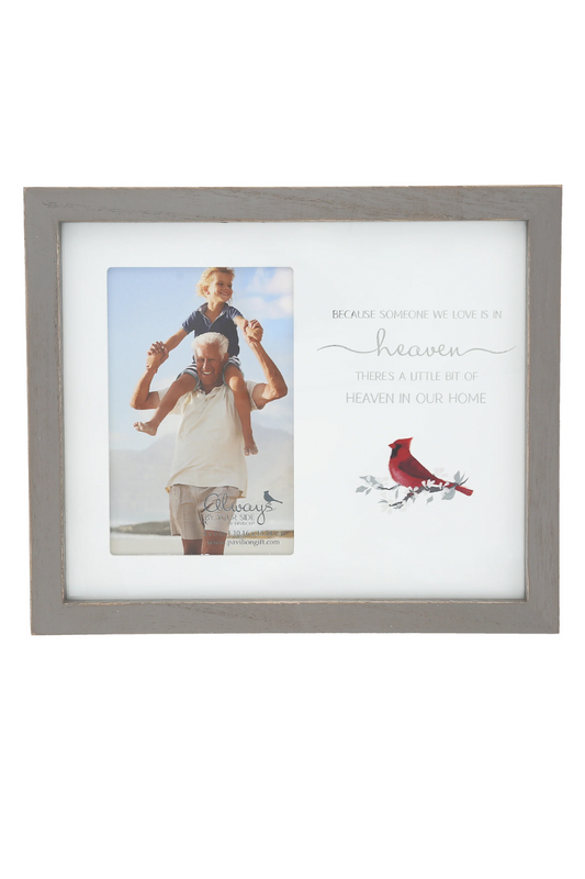 Lavender HEAVEN IN OUR HOME-PHOTO FRAME