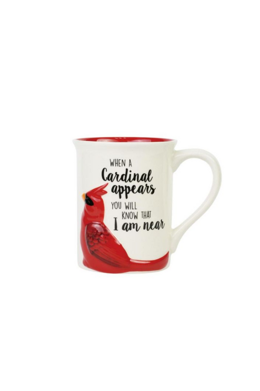 Our Name Is Mud Sculpted Cardinal Mug