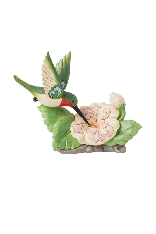 Dark Khaki Jim Shore Hummingbird Figurine