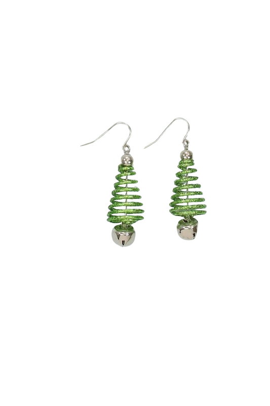 Dim Gray Periwinkle By Barlow Green Spiral Trees - Earrings