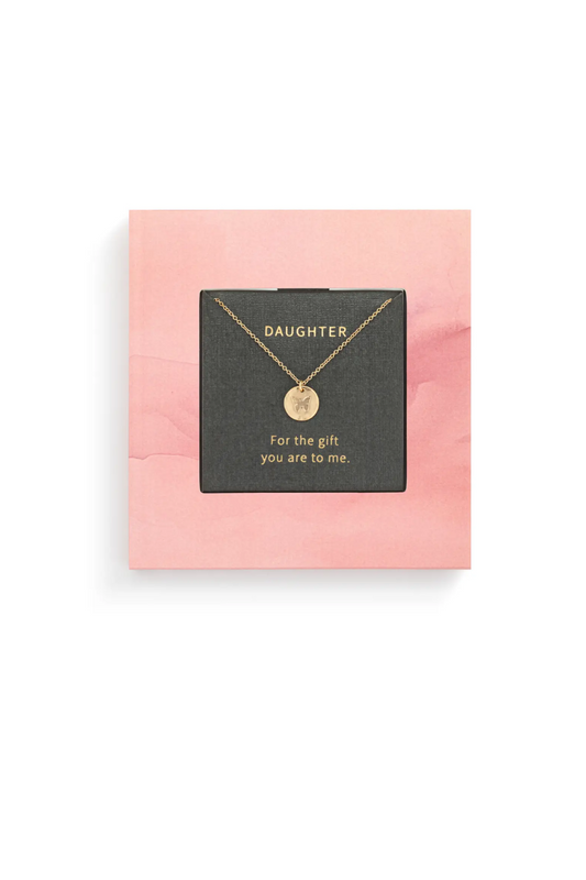 Pink Demdaco Book and Necklace - Sister