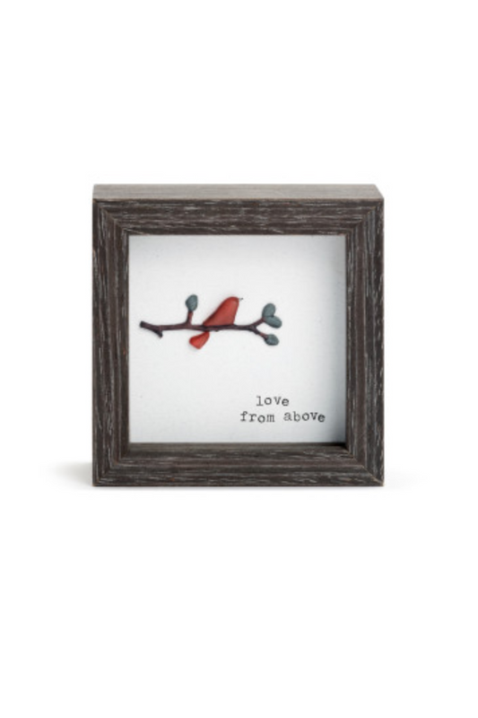 Dark Slate Gray Demdaco Love from Above Shadow Box