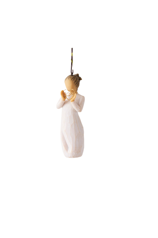 Light Gray Willow Tree 2025 Ornament