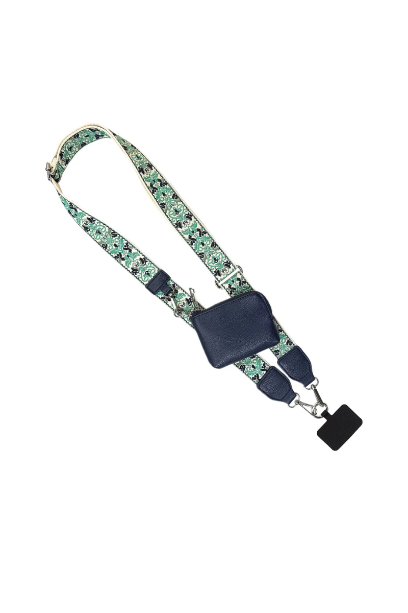 Dark Slate Gray Save the Girls Clip & Go Brocade Pattern