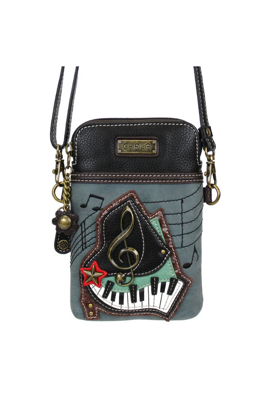 Dark Slate Gray Chala Cellphone Crossbody - Piano