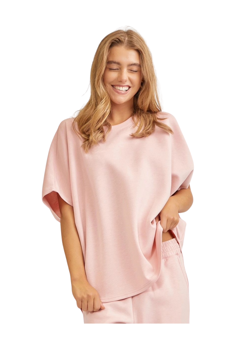 Light Pink TRAVEL 2PC SET-PARIS BOUTIQUE LEISURE WEAR- BLUSH