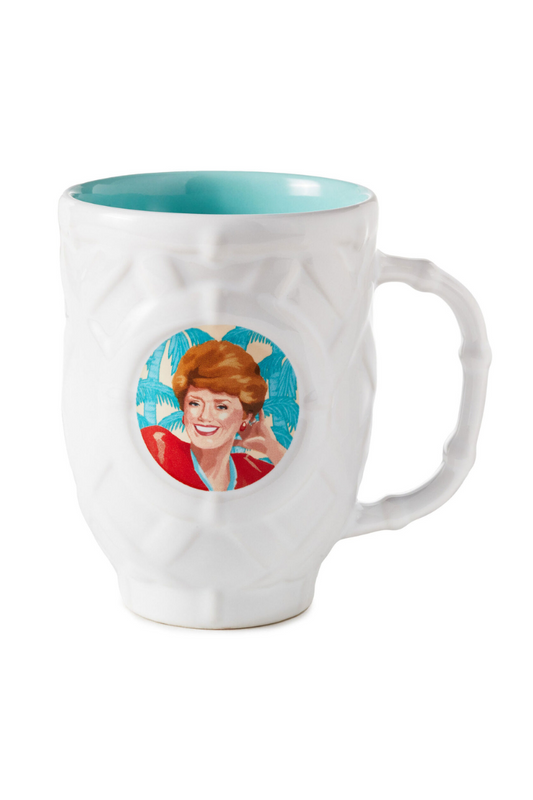 Light Gray The Golden Girls Blanche Devereaux Sculpted Mug, 14.5 oz.