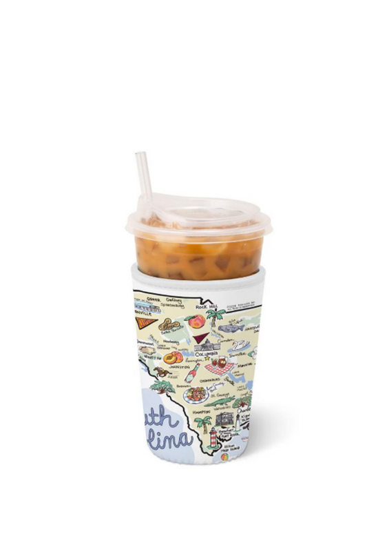 Light Gray Swig Life South Carolina Iced Cup Coolie 22oz