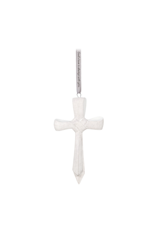 Antique White 2025 Ornament - God's Love Is Always Porcelain Ornament
