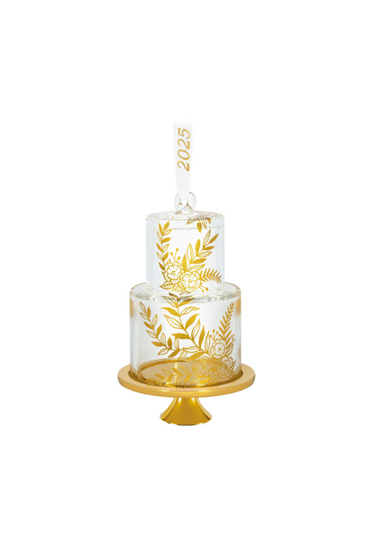 Goldenrod 2025 Ornament - Our Sweet Beginning 2025 Glass Ornament